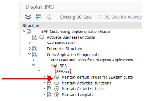 Customizing: manage default values - SEAzam