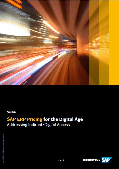 SAP Indirect Access - New model